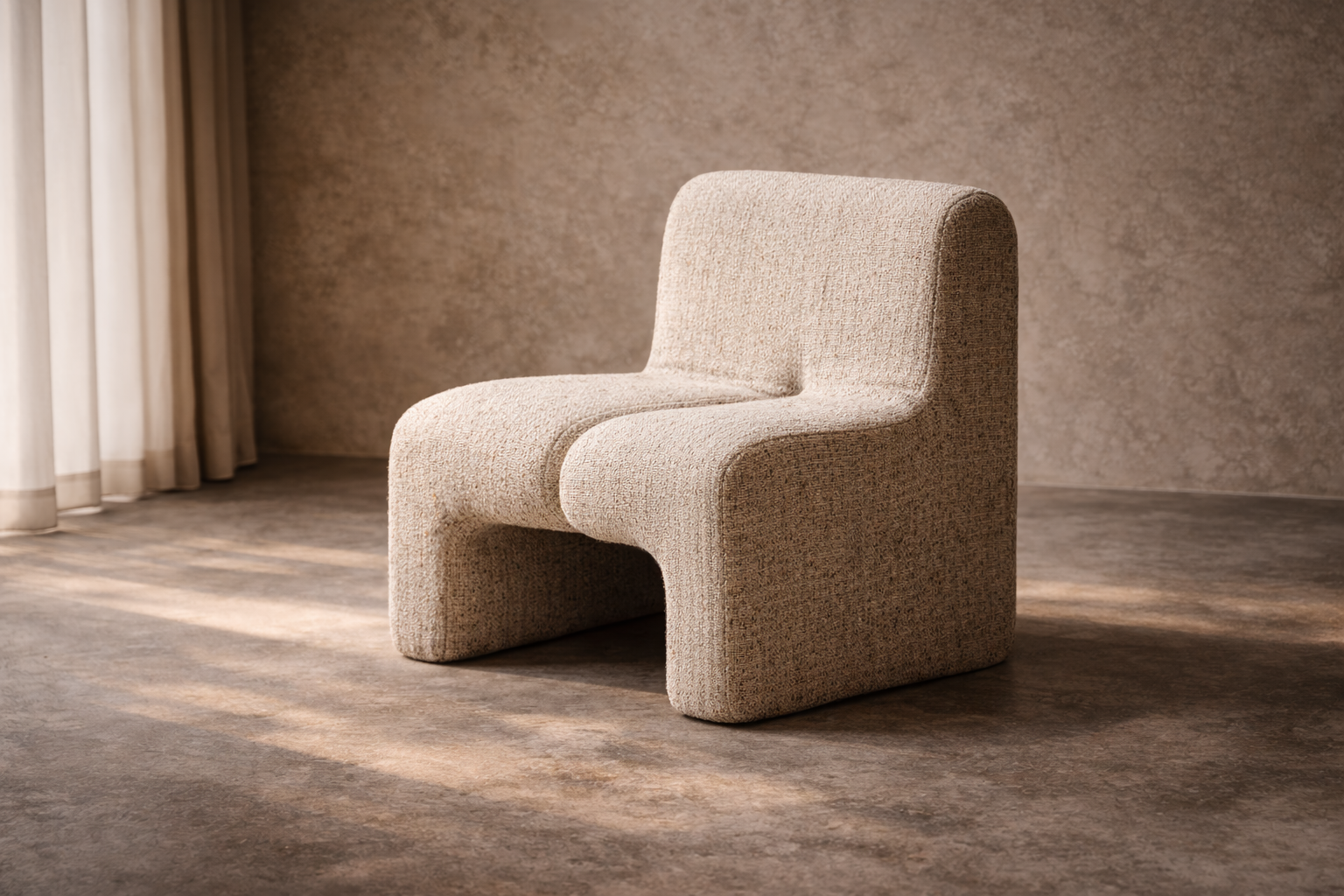 Sillon en escena calida